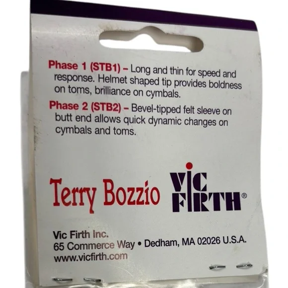 Vic Firth Terry Bozzio Signature Drumsticks Phase 2 - Picture 10 of 10